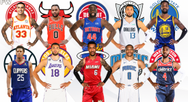 库里第13名！美媒公布NBA历史11-20巨星名单：现役3人入选KD第12